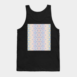 Moroccan Tile Mosaic in rainbow Colors Pattern Tank Top